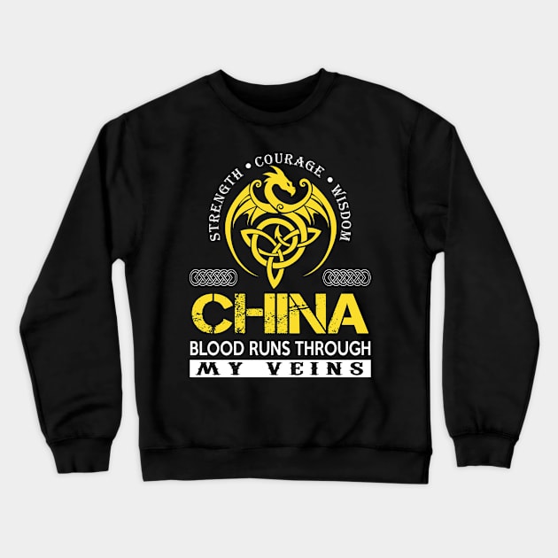 CHINA Crewneck Sweatshirt by Daleinie94